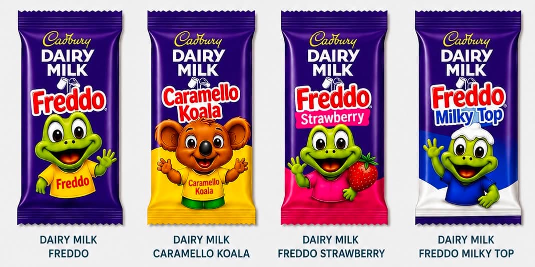 Cadbury chocolate fundraising box